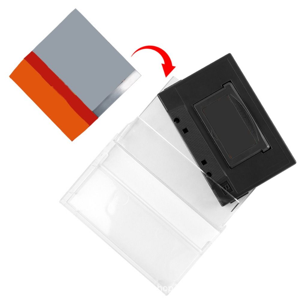 Retro Gaming Box - Clear Game Cassette Storage Box Display