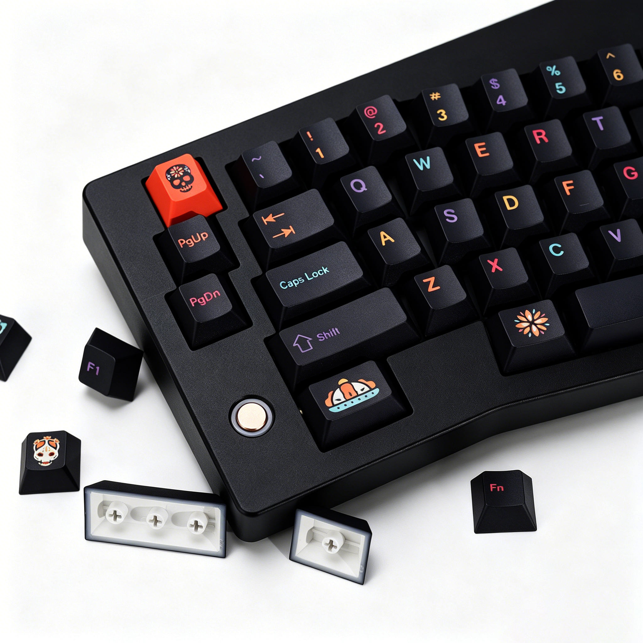 Retro Gaming Keycaps - KBDiy Clone GMK Keycaps Retro GMK
