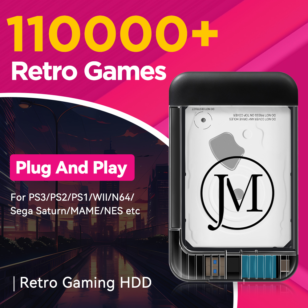 Retro Gaming Ps3 - Retro Game HDD With 110000+Retro Games