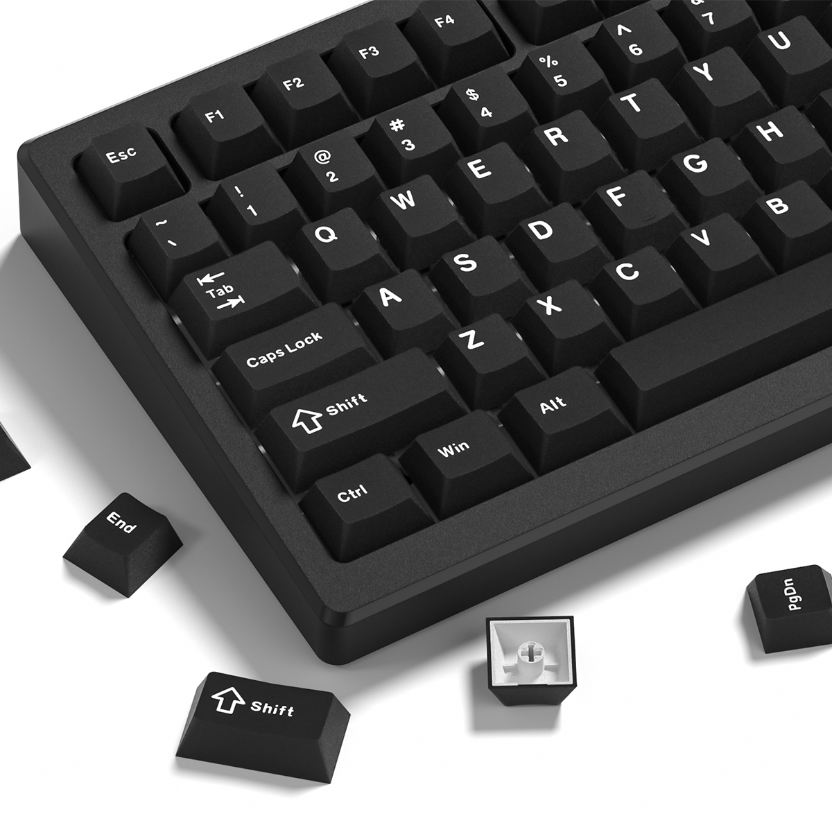 Retro Gaming Keycaps - 2026 New 133+ Keys Retro Black