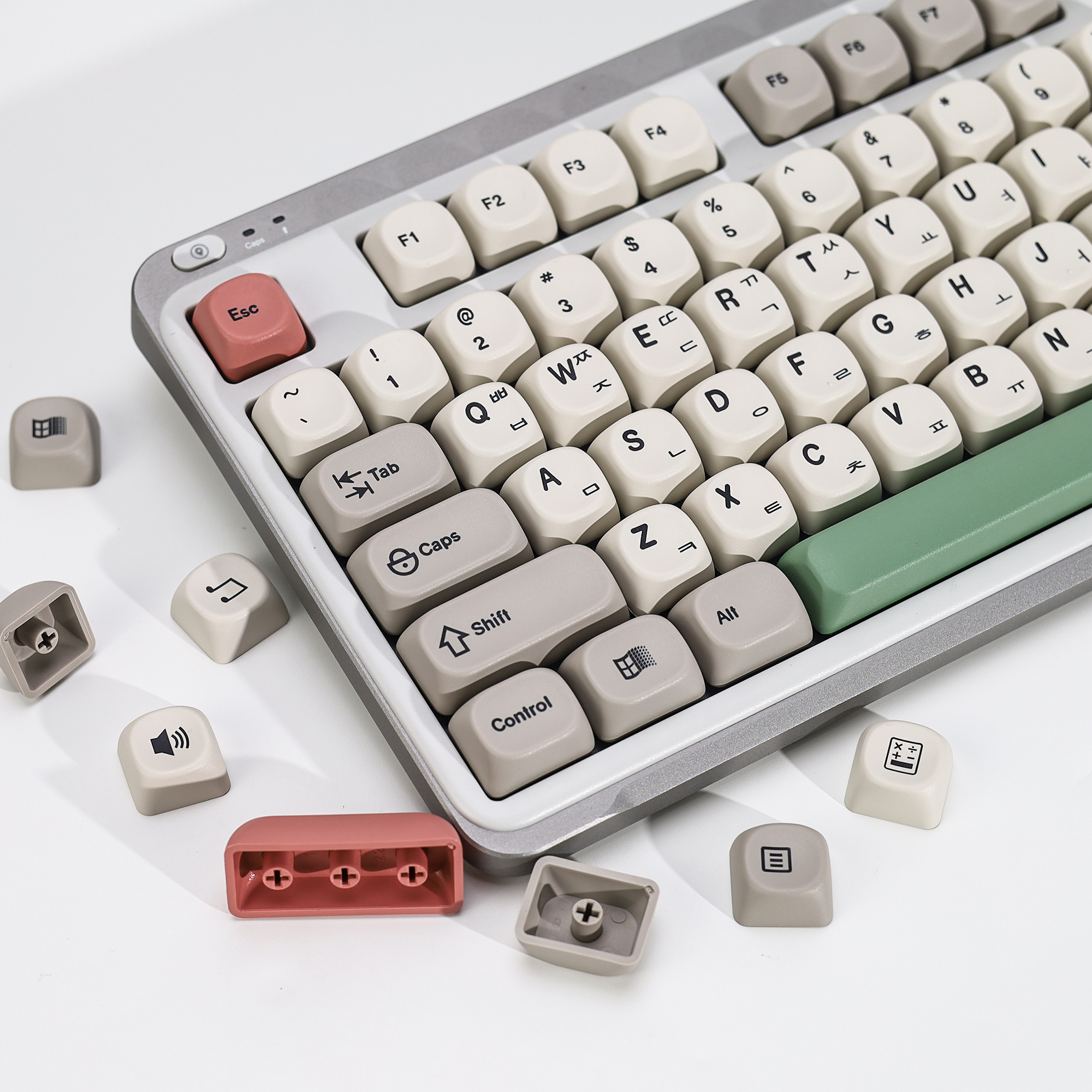 Retro Gaming Keycaps - KBDiy Korean Keycaps GMK 9009 Theme
