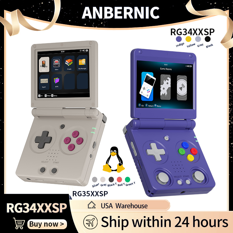 Anbernic RG34XXSP RG35XXSP Fli - đánh giá và giá Retro Gaming Play Zone