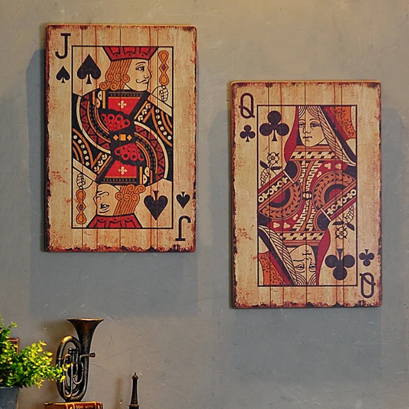 Industrial Chic Poker Wall Dec - đánh giá và giá Retro Gaming Design