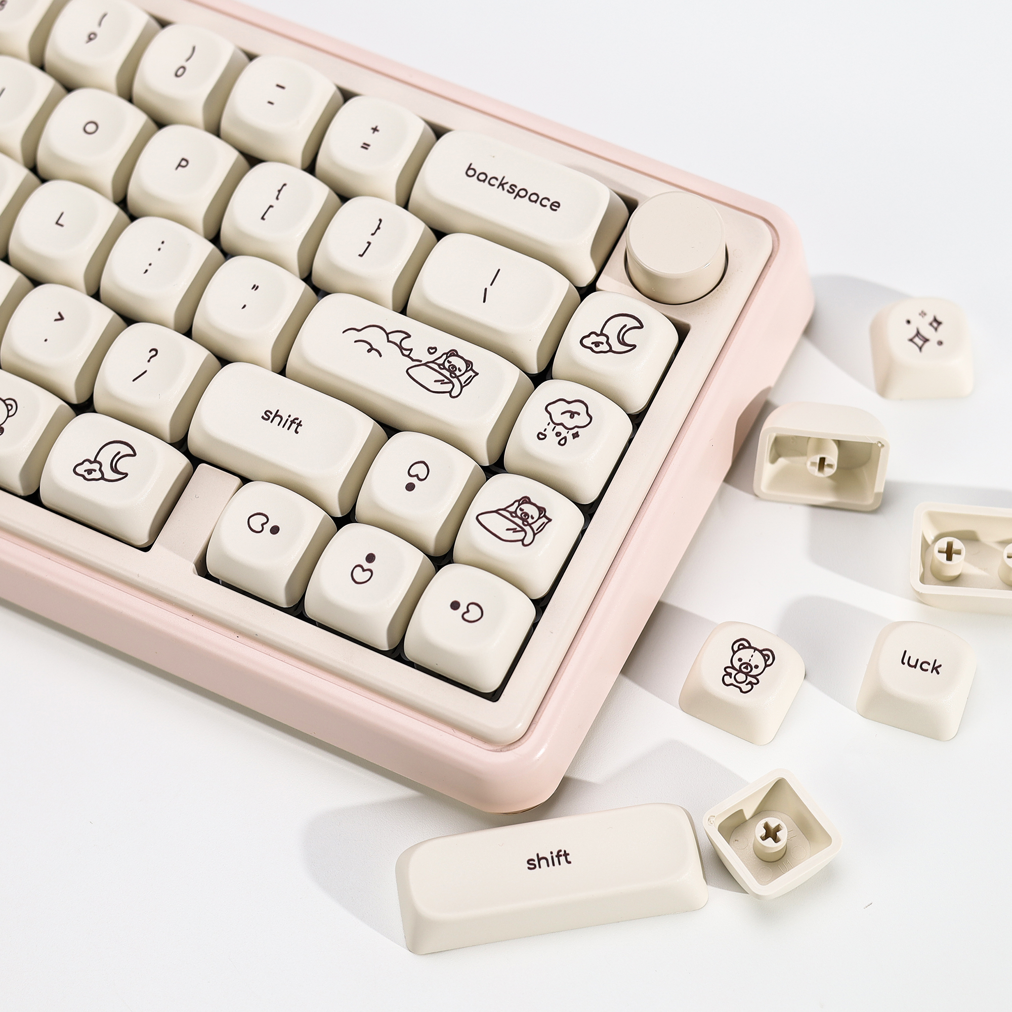 KBDiy Cute Bear Tales Keycaps  - đánh giá và giá Retro Gaming Keycaps