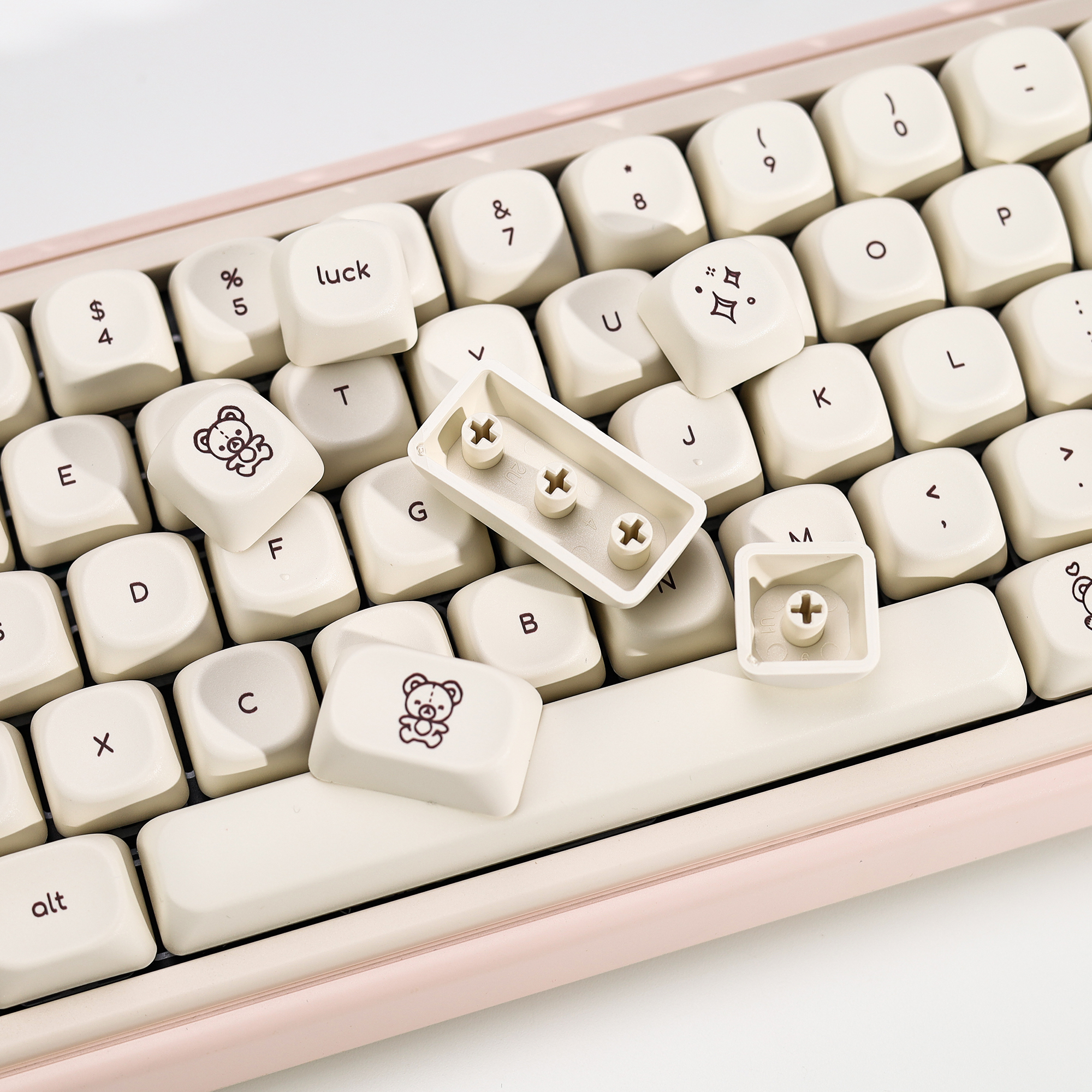 KBDiy Cute Bear Tales Keycaps  - đánh giá và giá Retro Gaming Keycaps