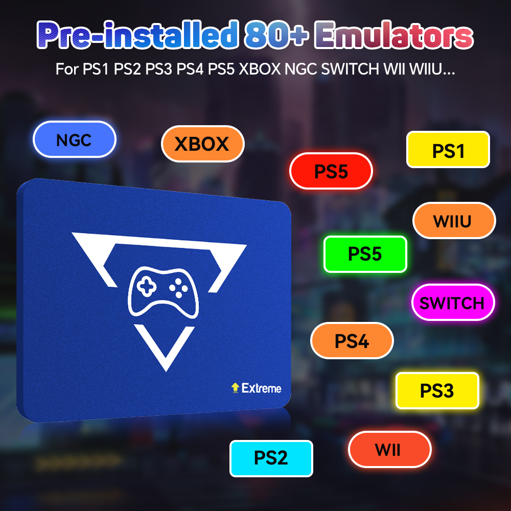 2TB Gaming Emulation Hard Driv - đánh giá và giá Retro Gaming Ps3