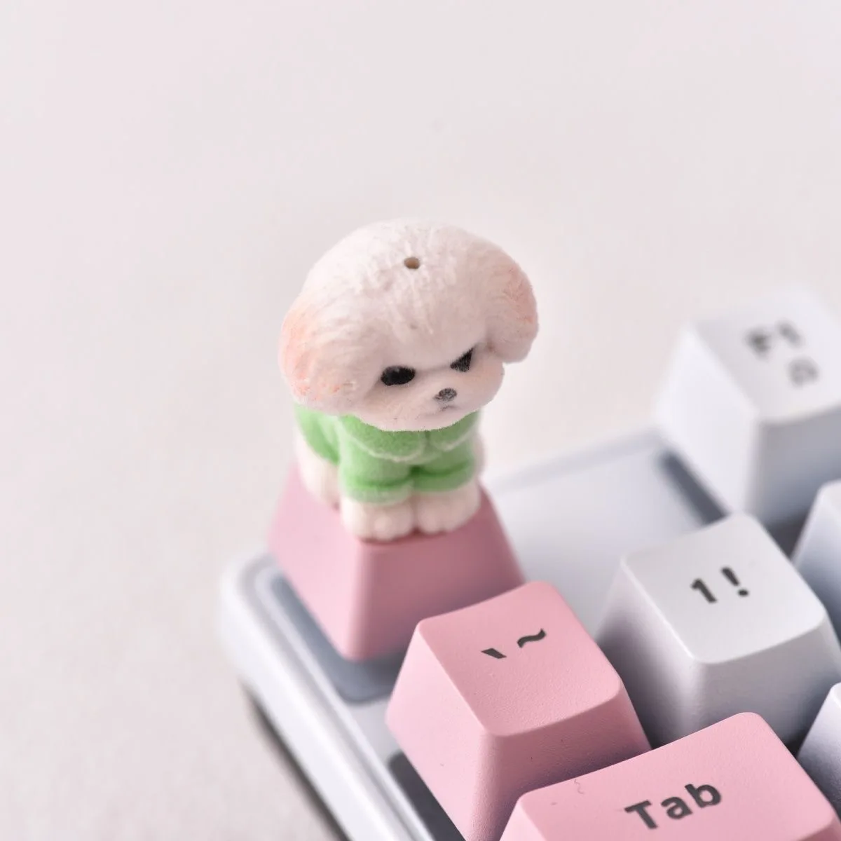 New Plucked Teddy Dog Keycaps  - đánh giá và giá Retro Gaming Keycaps