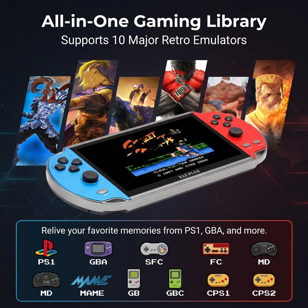 Lightweight X12 Retro Video Ga - đánh giá và giá Retro Gaming Devices