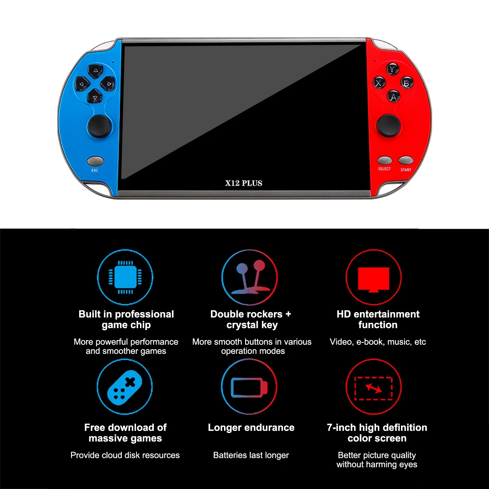 Lightweight X12 Retro Video Ga - đánh giá và giá Retro Gaming Devices