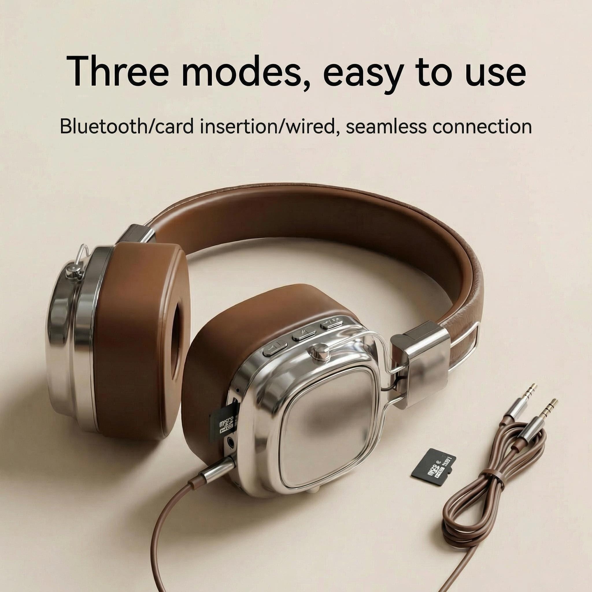 Retro Leather Over-ear Headpho - đánh giá và giá Retro Gaming Phone