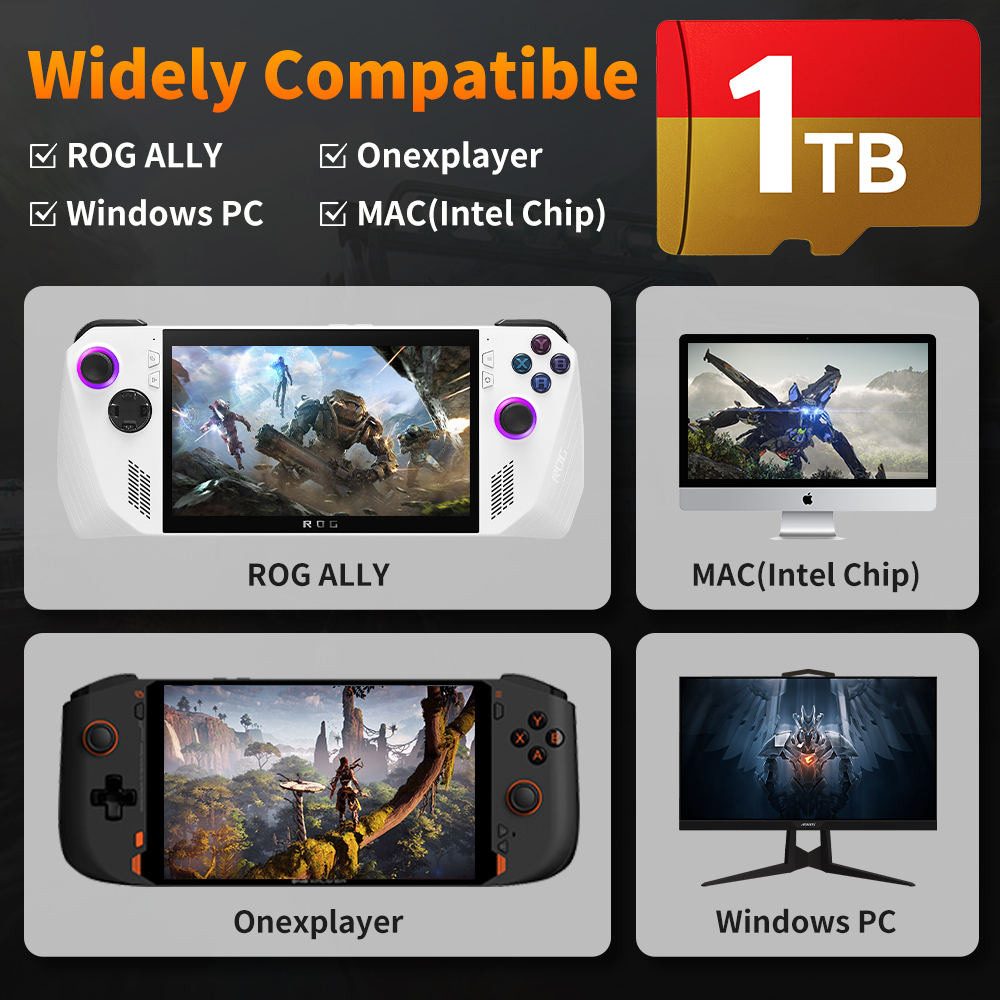 Game TF Card for ROG ALLY/Rog  - đánh giá và giá Retro Gaming Play Zone