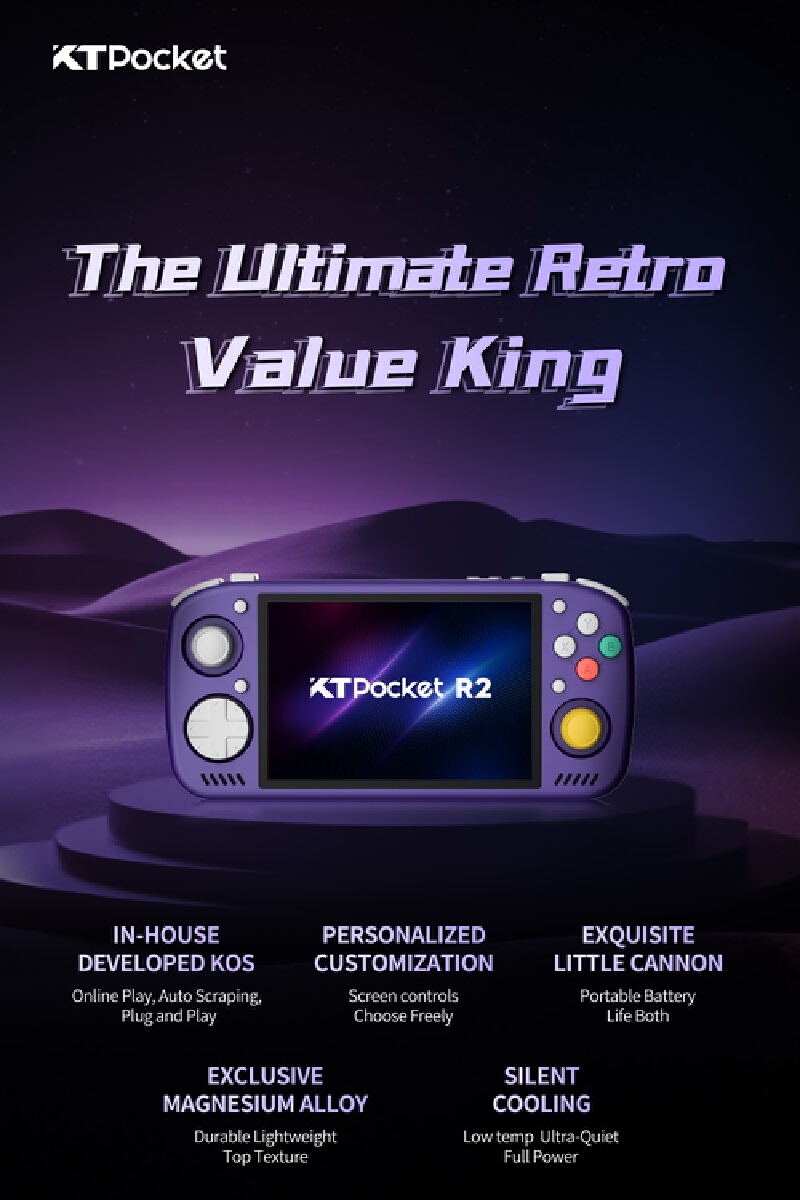 KTPocket R2 KTR2 4:3/3:2 Touch - đánh giá và giá Retro Gaming Devices