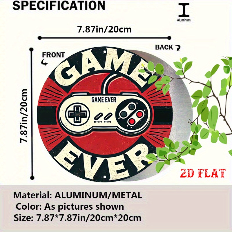 2D Flat 1pc Retro Gaming Round - đánh giá và giá Retro Gaming Design