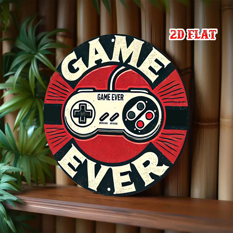 2D Flat 1pc Retro Gaming Round - đánh giá và giá Retro Gaming Design
