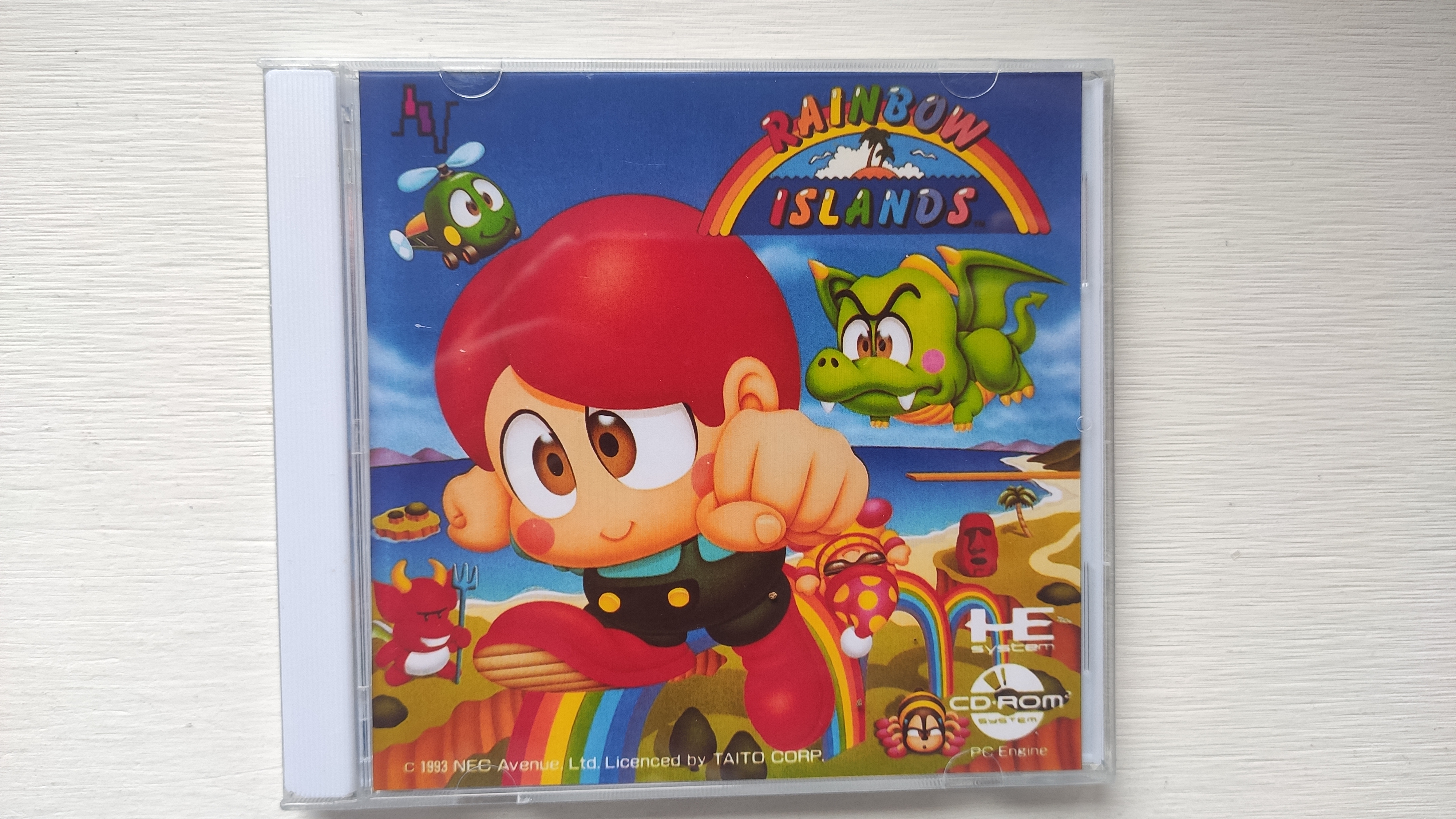 PC engine Copy Disc Game rainb - đánh giá và giá Retro Pc Gaming
