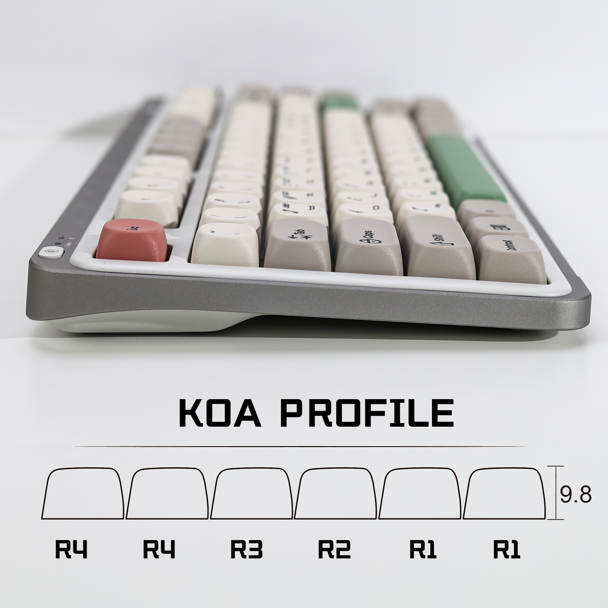 KBDiy Korean Keycaps GMK 9009  - đánh giá và giá Retro Gaming Keycaps