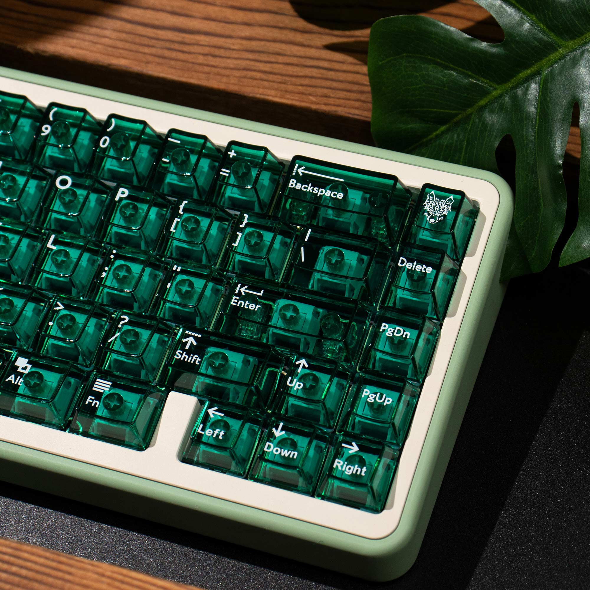 PBT PC keycaps Gradient Green  - đánh giá và giá Retro Gaming Keycaps