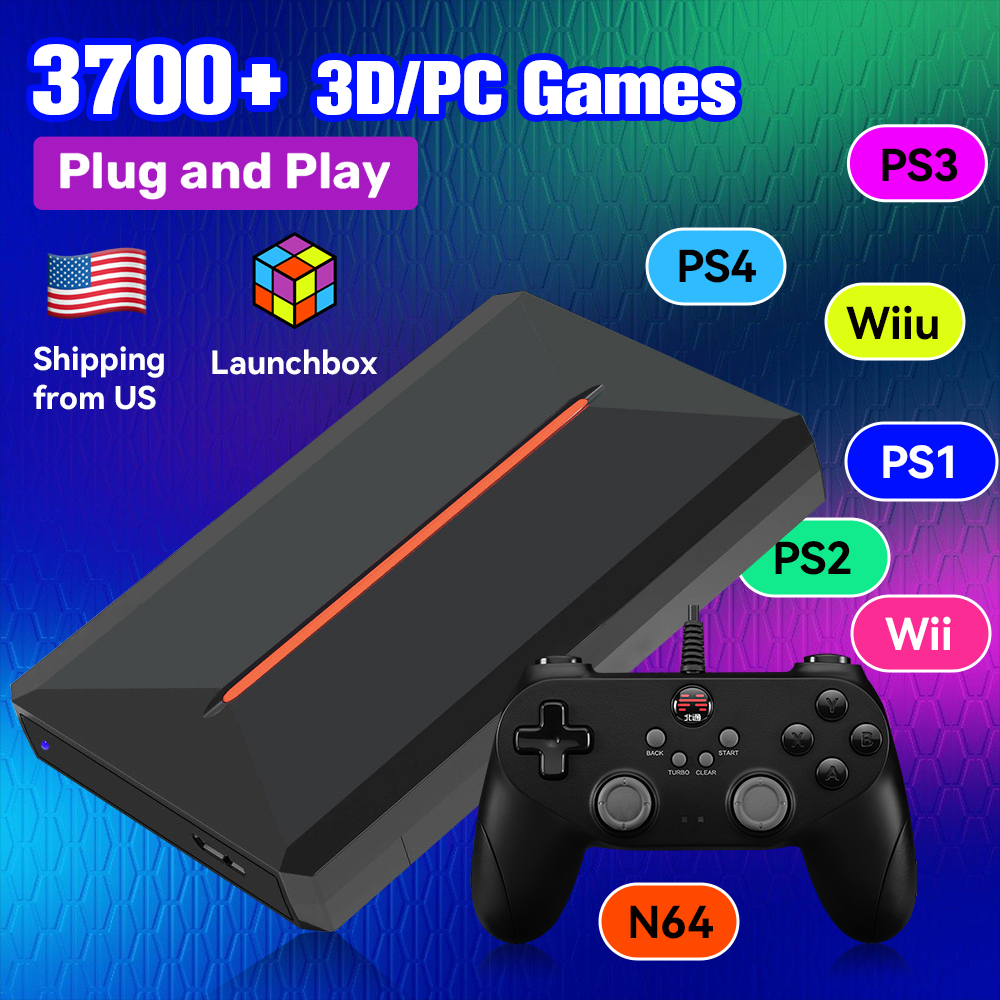 Launchbox OS 500GB Portable Ga - đánh giá và giá Retro Pc Gaming