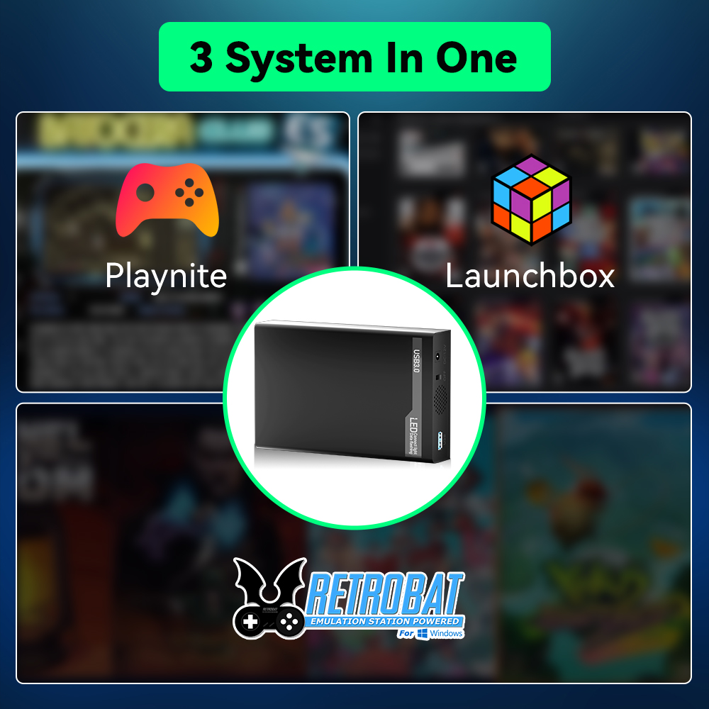 MIX500G Game Hard Drive With 3 - đánh giá và giá Retro Gaming Play Zone