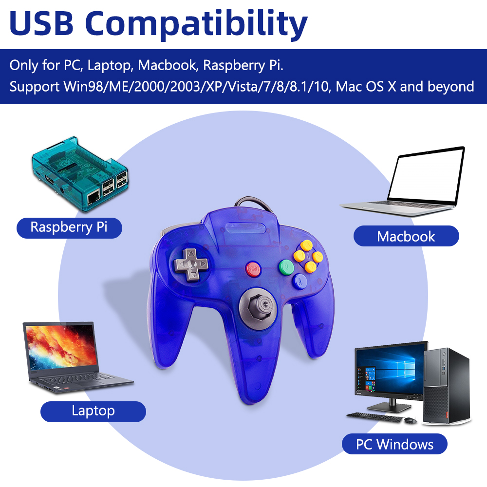N64 Controller Classic USB Wir - đánh giá và giá Retro Pc Gaming